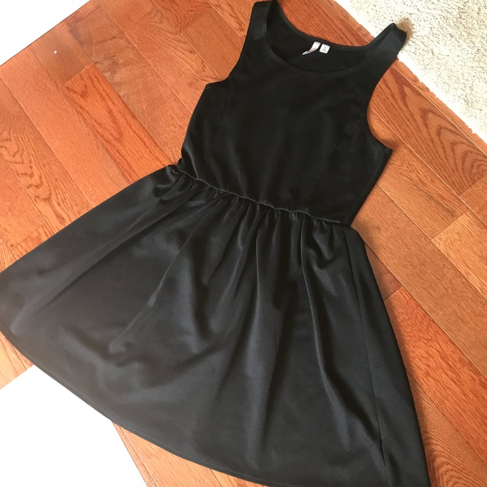 Frenchi Black skater dress